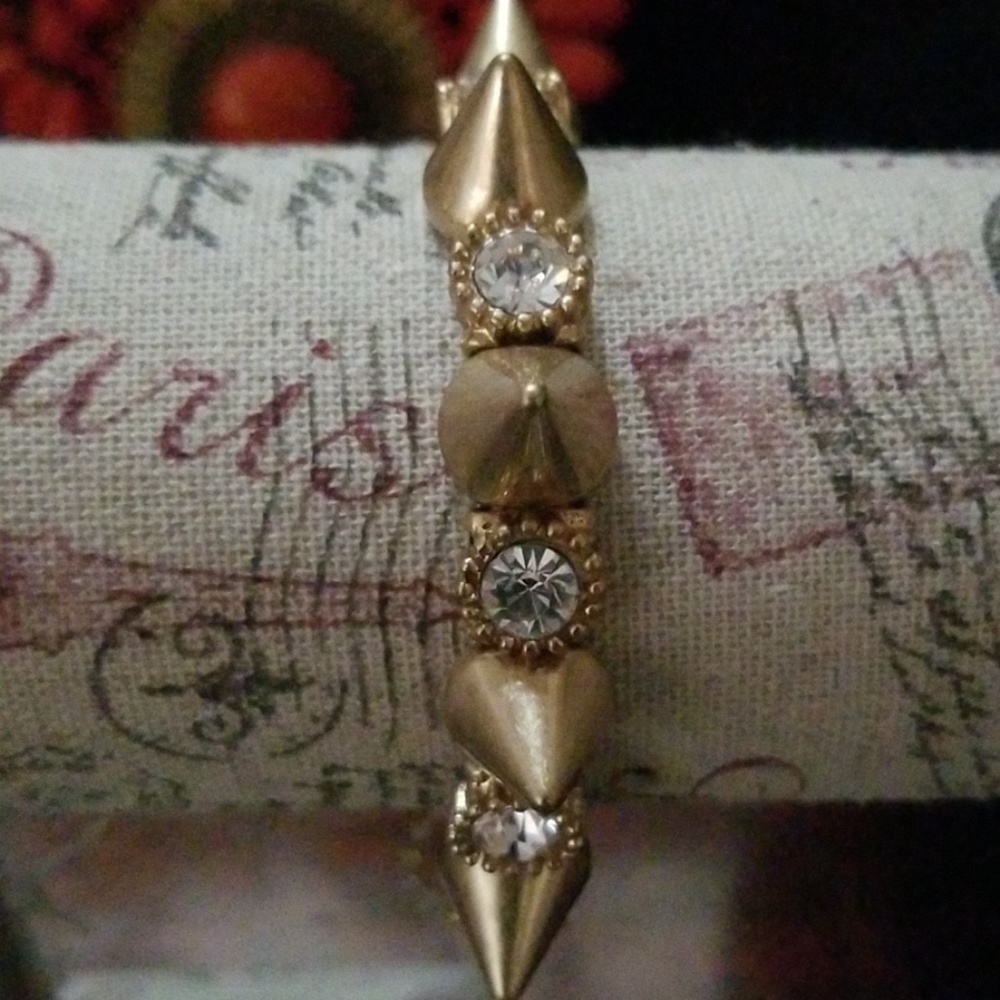 Jack E Oh Gold Spike Bracelet
